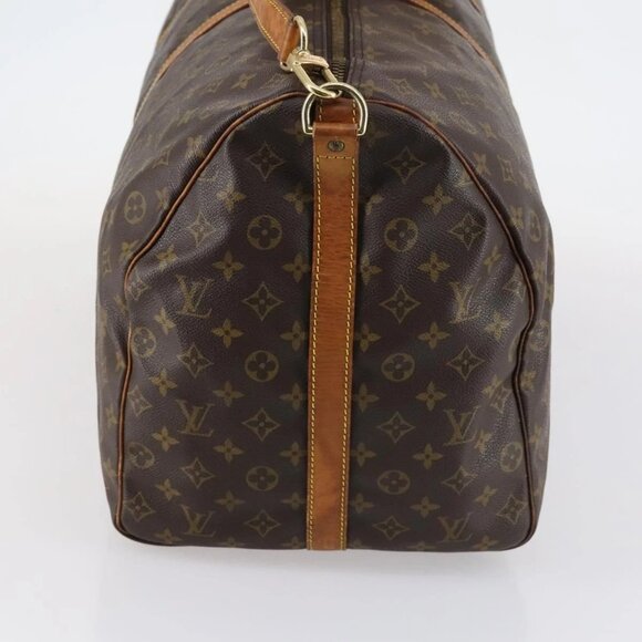 LOUIS VUITTON Monogram Keepall Bandouliere 60 Boston Bag M41412 LV Auth BA5254 - Picture 7 of 16